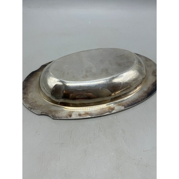 Vintage Oval Serving Bowls With Ornate Rim Detailing Set Of 2 oval 11.5" READ - Picture 15 of 16